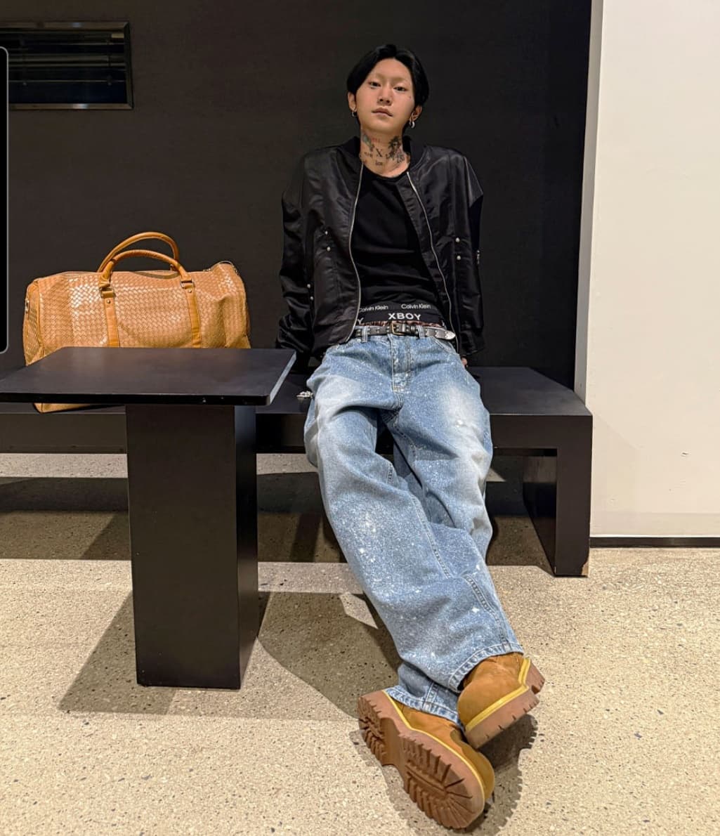 No. 610 wide-leg jeans - 이미지 7