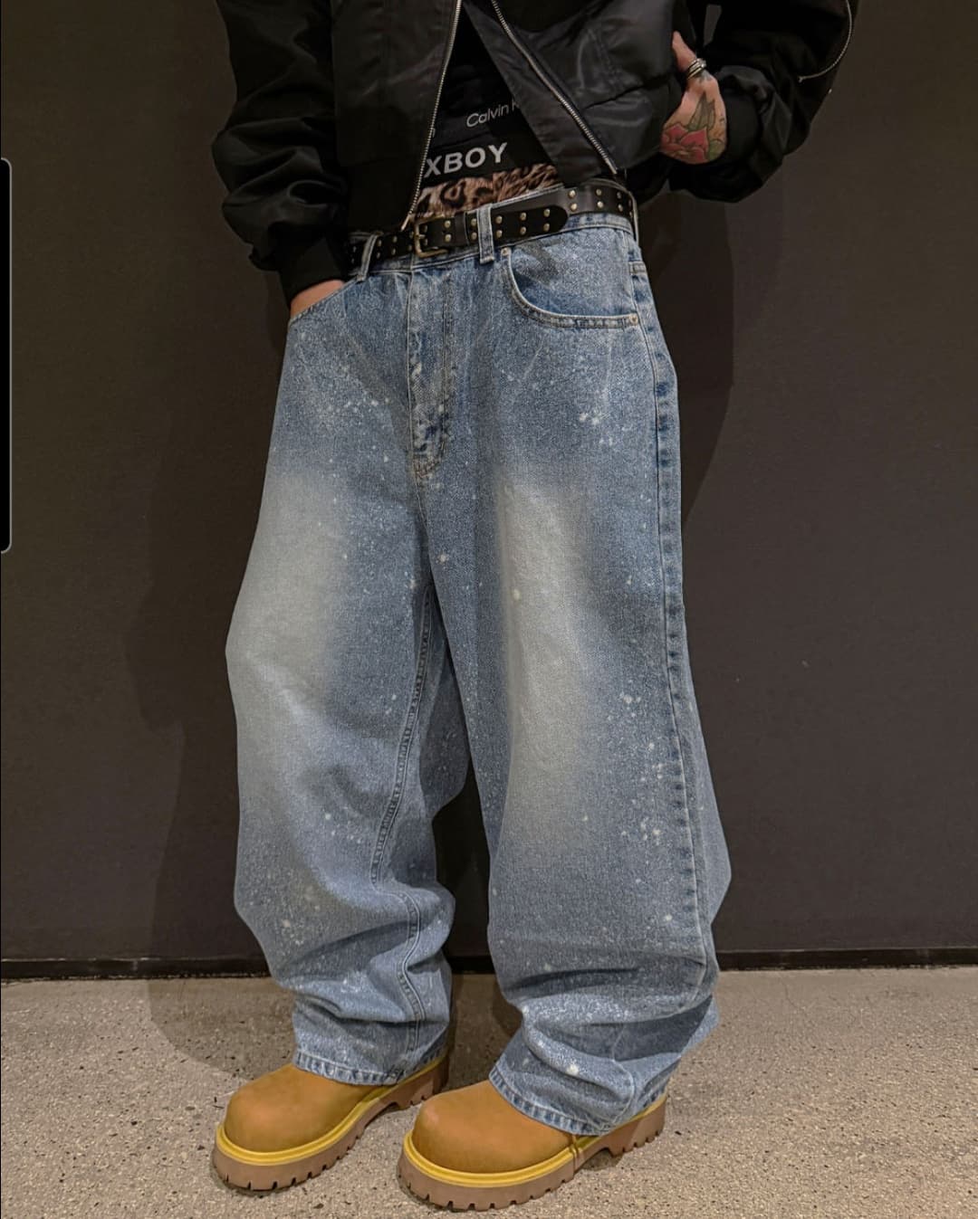 No. 610 wide-leg jeans - 이미지 12
