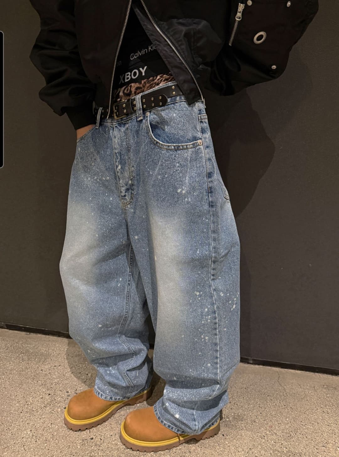 No. 610 wide-leg jeans - 이미지 4