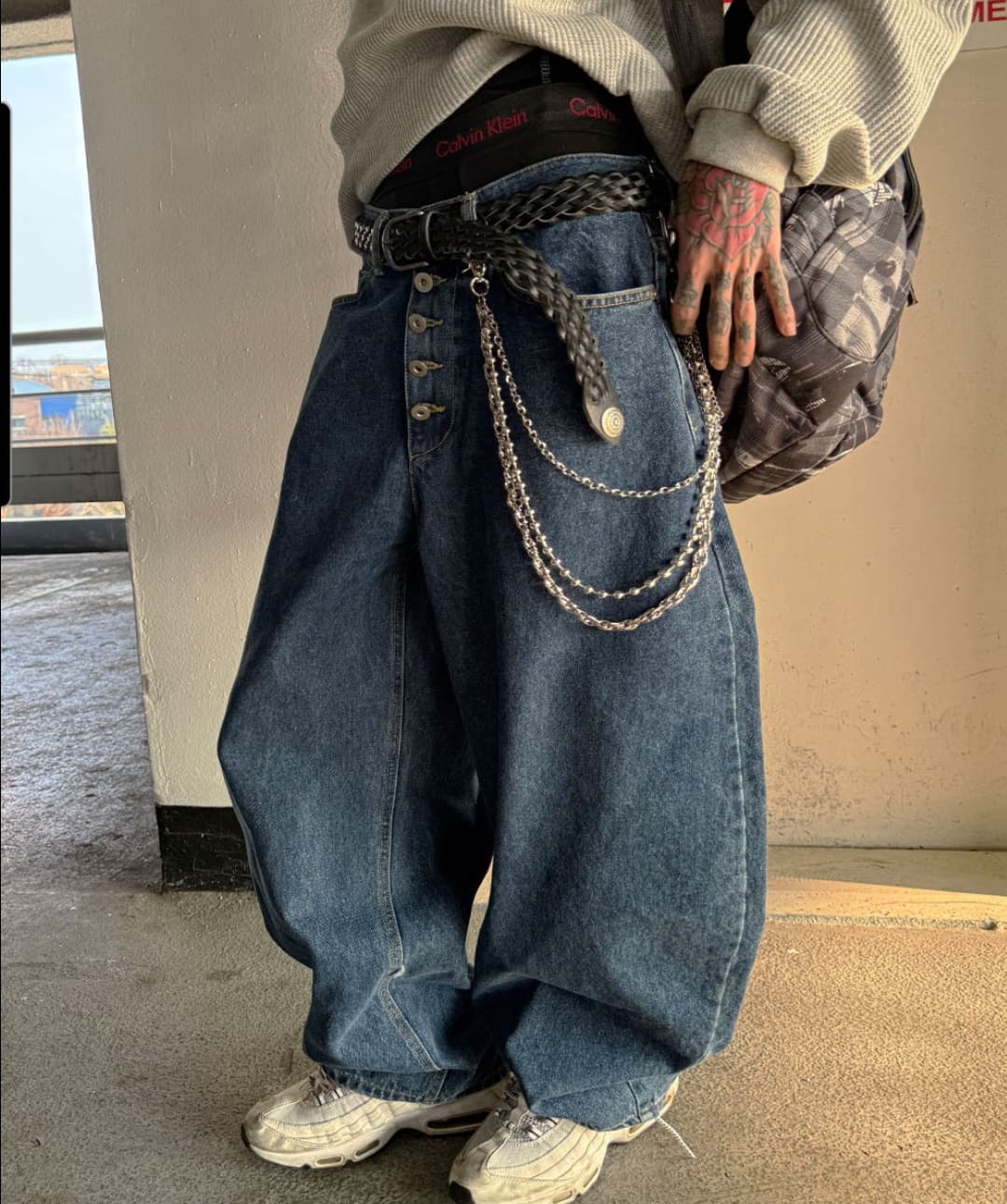 No. 851 Curved Jeans Curved Pants Wide Jeans - 이미지 6