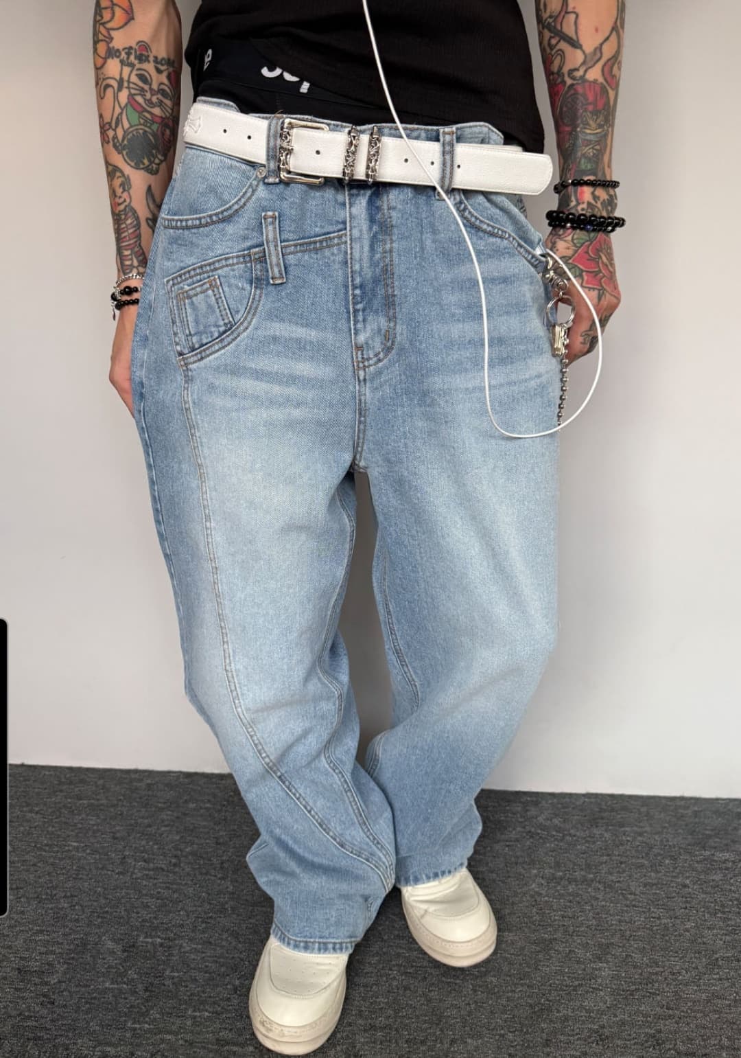 No. 809 wide-leg jeans - 이미지 16