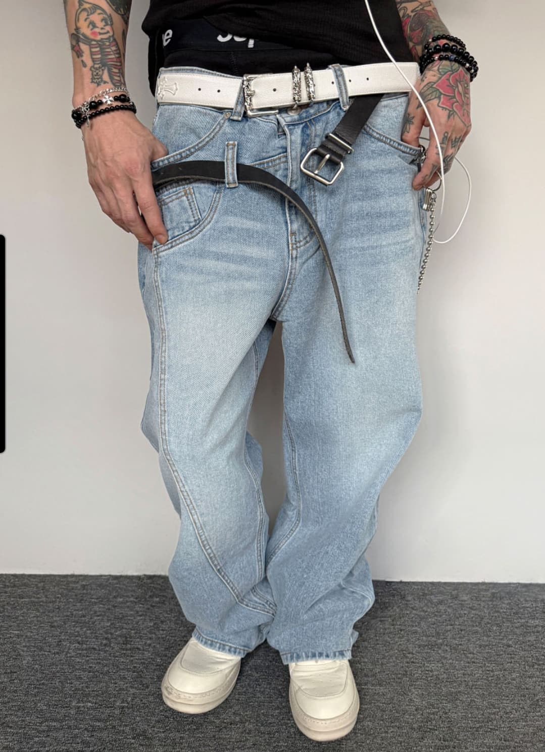 No. 809 wide-leg jeans - 이미지 1